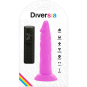 DIVERSIA - FLEXIBLER VIBRIERENDER DILDO LILA 23 CM -O- 4.3 CM