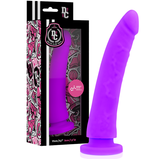 DELTA CLUB - TOYS DONG LILA SILIKON 17 CM -O- 3 CM