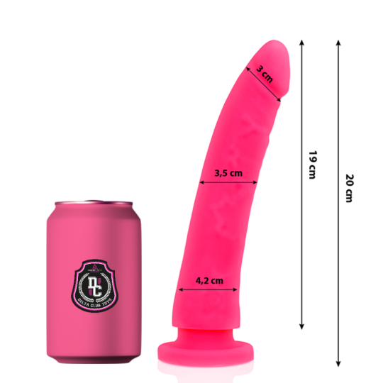DELTA CLUB - TOYS DONG ROSA SILIKON 20 CM -O- 4 CM