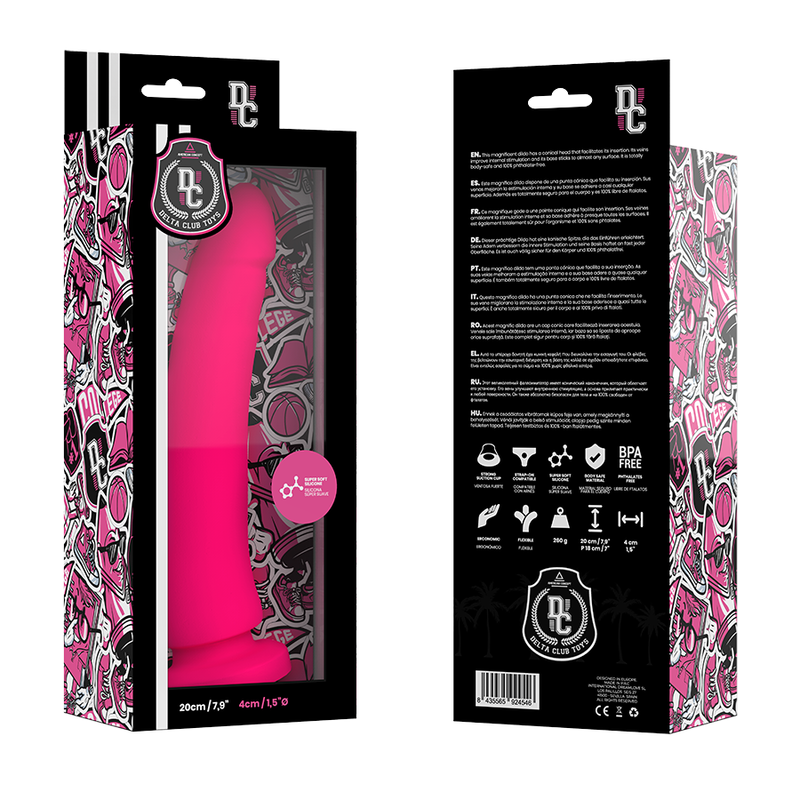 DELTA CLUB - TOYS DONG ROSA SILIKON 20 CM -O- 4 CM
