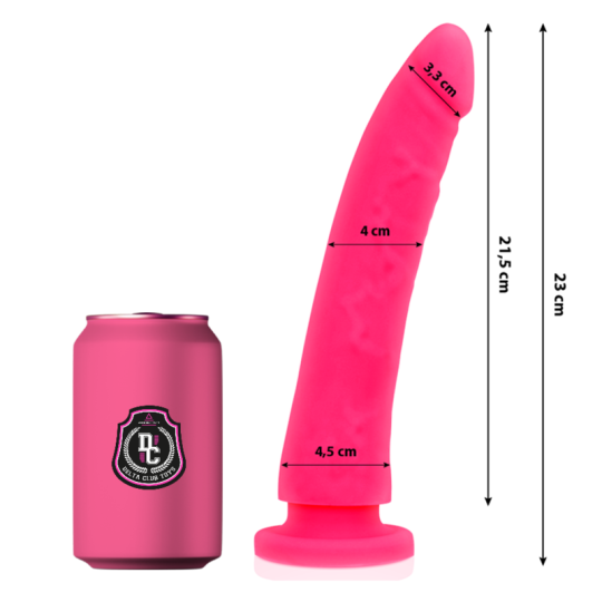DELTA CLUB - TOYS DONG ROSA SILIKON 23 CM -O- 4.5 CM