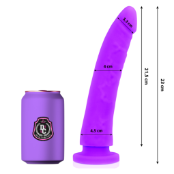 DELTA CLUB - TOYS DONG LILA SILIKON 23 CM -O- 4.5 CM