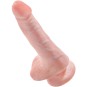 KING COCK - REALISTISCHER PENIS MIT EIER 13.5 CM LEICHT