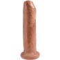 KING COCK - UNGESCHNITTENER REALISTISCHER PENIS 17.8 CM KARAMELL