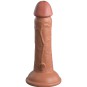 KING COCK - ELITE REALISTISCHER DILDO MIT VIBRATION UND SILIKON 15.2 CM KARAMELL