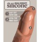 KING COCK - ELITE REALISTISCHER DILDO MIT VIBRATION UND SILIKON 20.3 CM KARAMELL